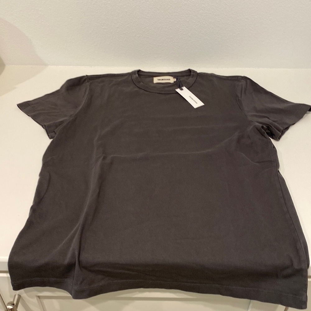 NWT Taylor Stitch Organic Cotton Tee in Faded Black